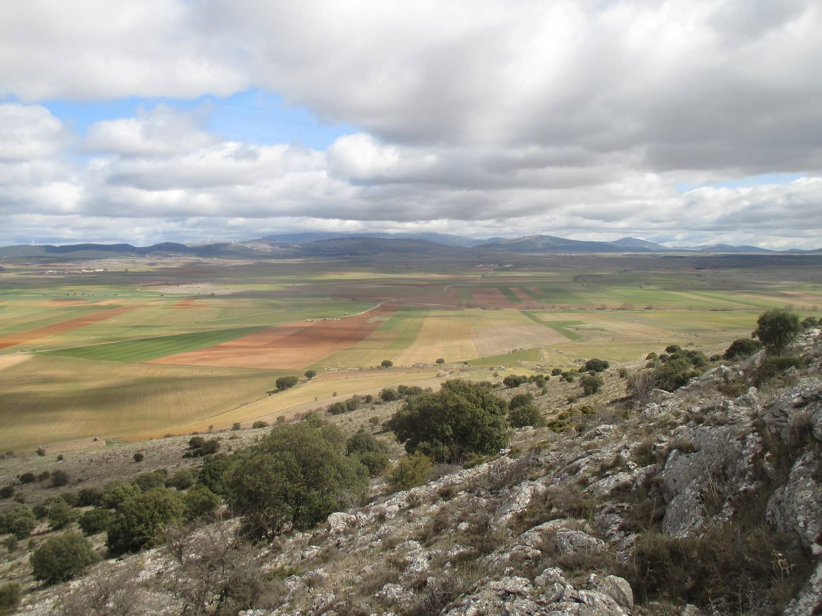 El valle del Rituerto desde el cerro de Villamediana. Foto Ángel Lorenzo