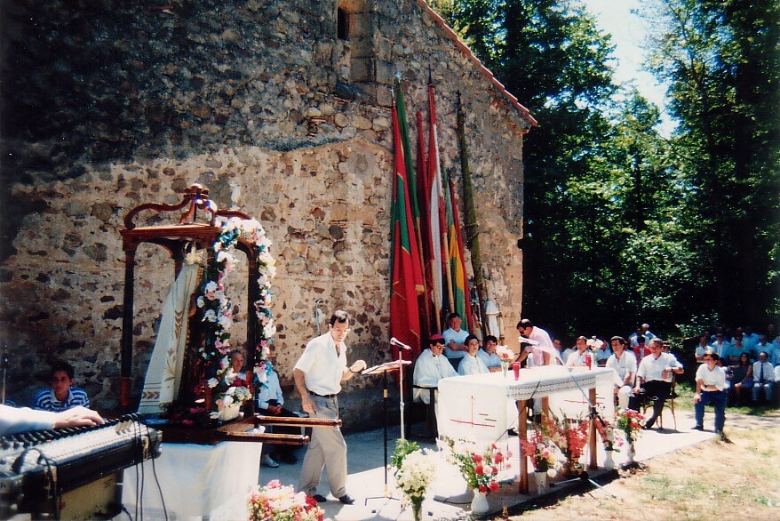 Eucaristía de La Jáñara en 1993. Foto Alejandro Casado
