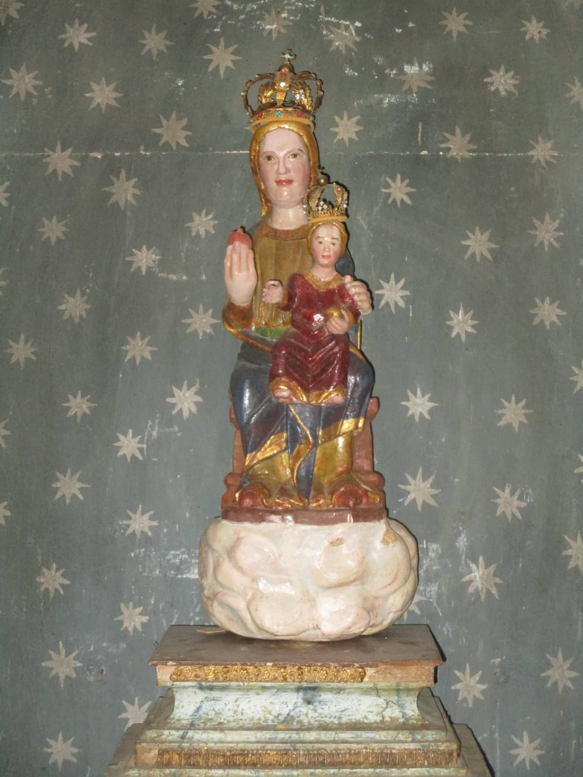 Imagen de la Virgen de Los Laines. Foto Maribel Zapatero